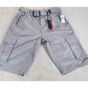 i-jeans by Buffalo Men's Cargo Shorts Tan Size 30 Belted With 6 Pockets NWTGS